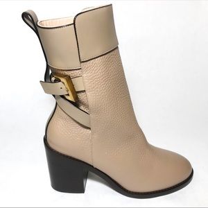 Stuart Weitzman Joplin Pebbled Tall Boots in Brown